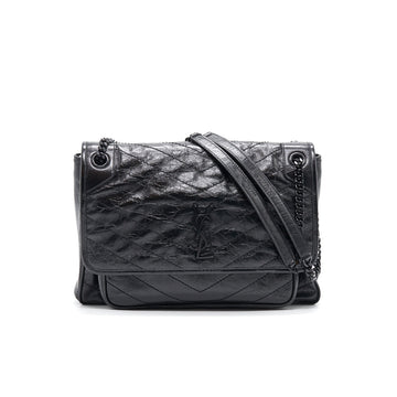 Saint Laurent YSL Niki Black Shoulder Bag