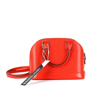 Louis-Vuitton Alma BB Epi Leather in Orange