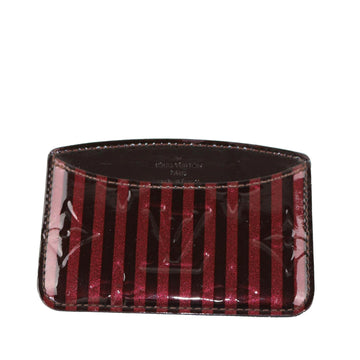 Louis-Vuitton Vernis Card Holder Red