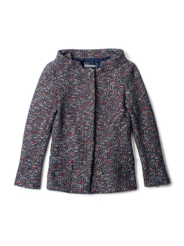 Chanel CC Logo Fantasy Tweed Regal Fitted Jacket Brown