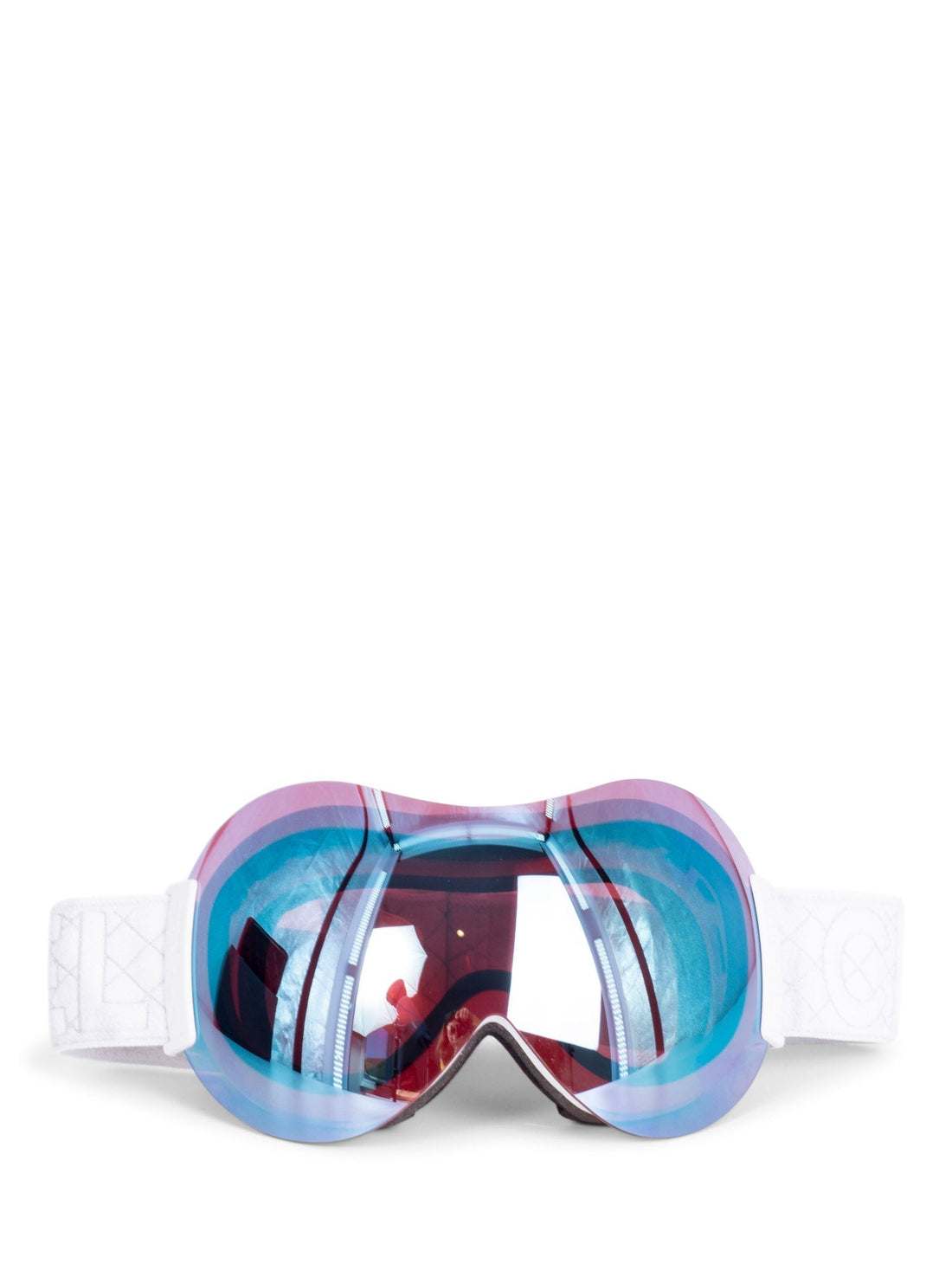 Chanel CC Logo Ski Goggles with Quilted Leather Clutch Black