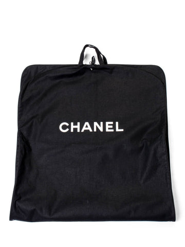 Chanel Canvas Garment Cover Bag Black