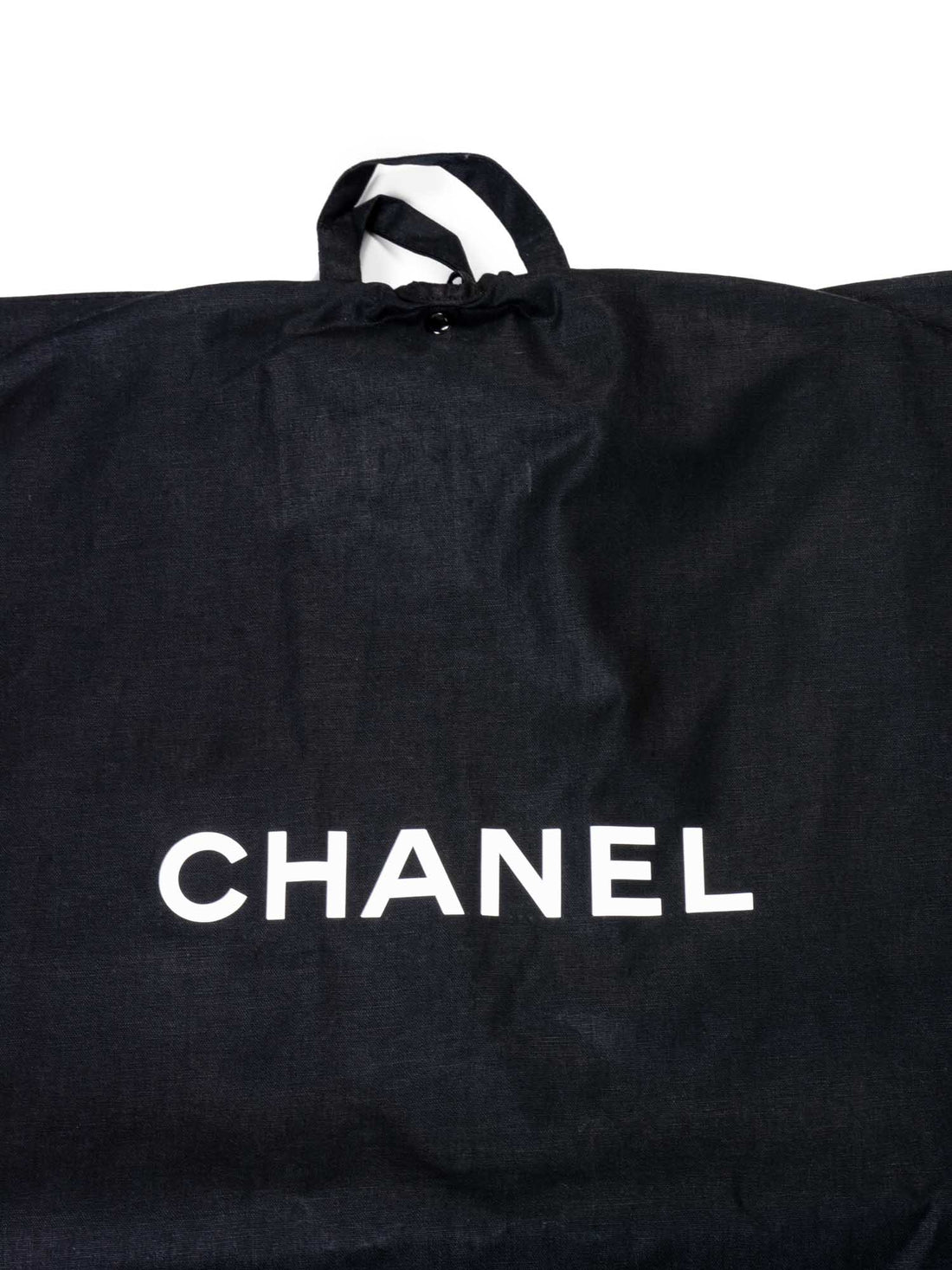 Chanel Extra Long Canvas Garment Cover Bag Black