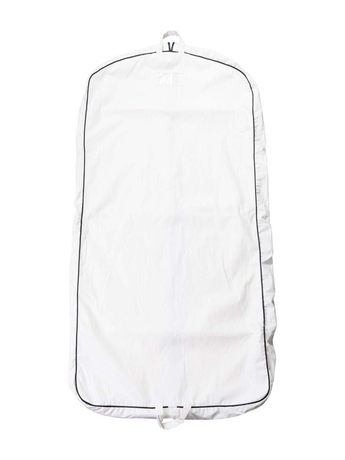 Chanel Logo Canvas Garment Bag White Black