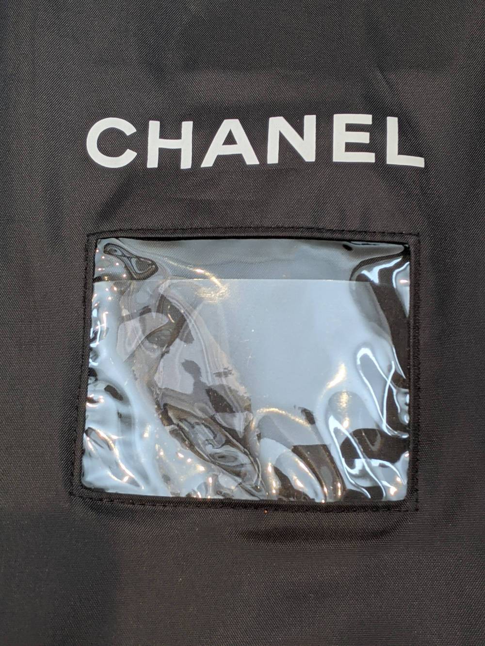 Chanel Nylon Garment Cover Bag Black