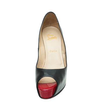 Christian Louboutin Black Very Prive Pump 38