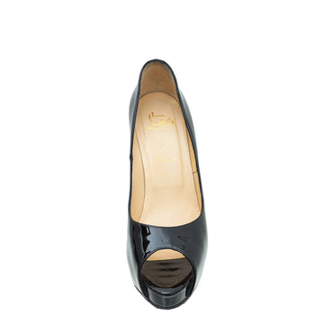 Christian Louboutin Black New Very Prive 120 Pumps 40