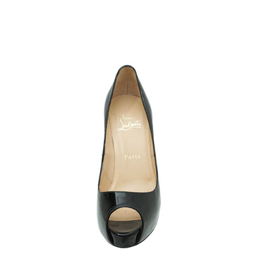 Christian Louboutin Black Very Prive 120 Pumps 37.5