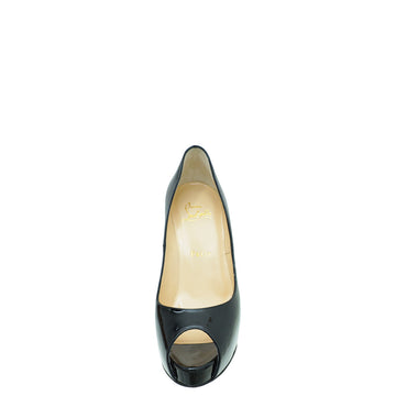 Christian Louboutin Black New Very Prive 120 Pumps 37.5