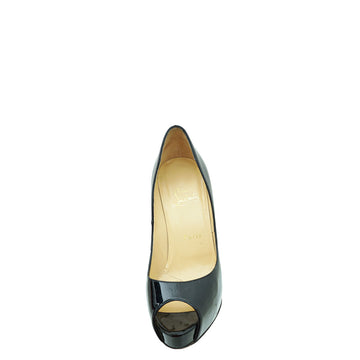 Christian Louboutin Black New Very Prive 120 Pumps 38.5