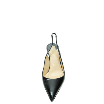 Christian Louboutin Black Clare Slingback 38