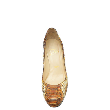Christian Louboutin Bicolor Python Pump 39.5