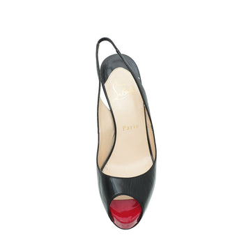 Christian Louboutin Black No Prive Slingback 36.5