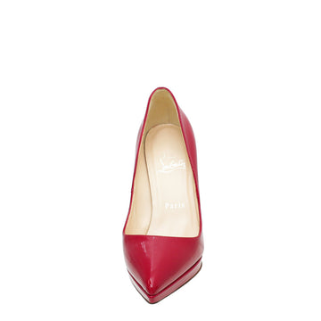 Christian Louboutin Red Pigalle Plato 100 Pumps 36.5