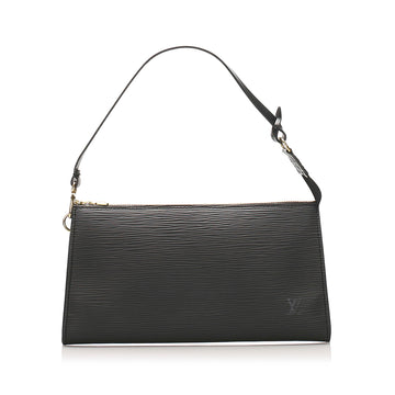 Louis-Vuitton Epi Pochette Accessoires Black