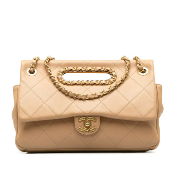 Pearl Street Bags Chanel A Real Catch Lambskin Satchel (SHG-mZDJD0)