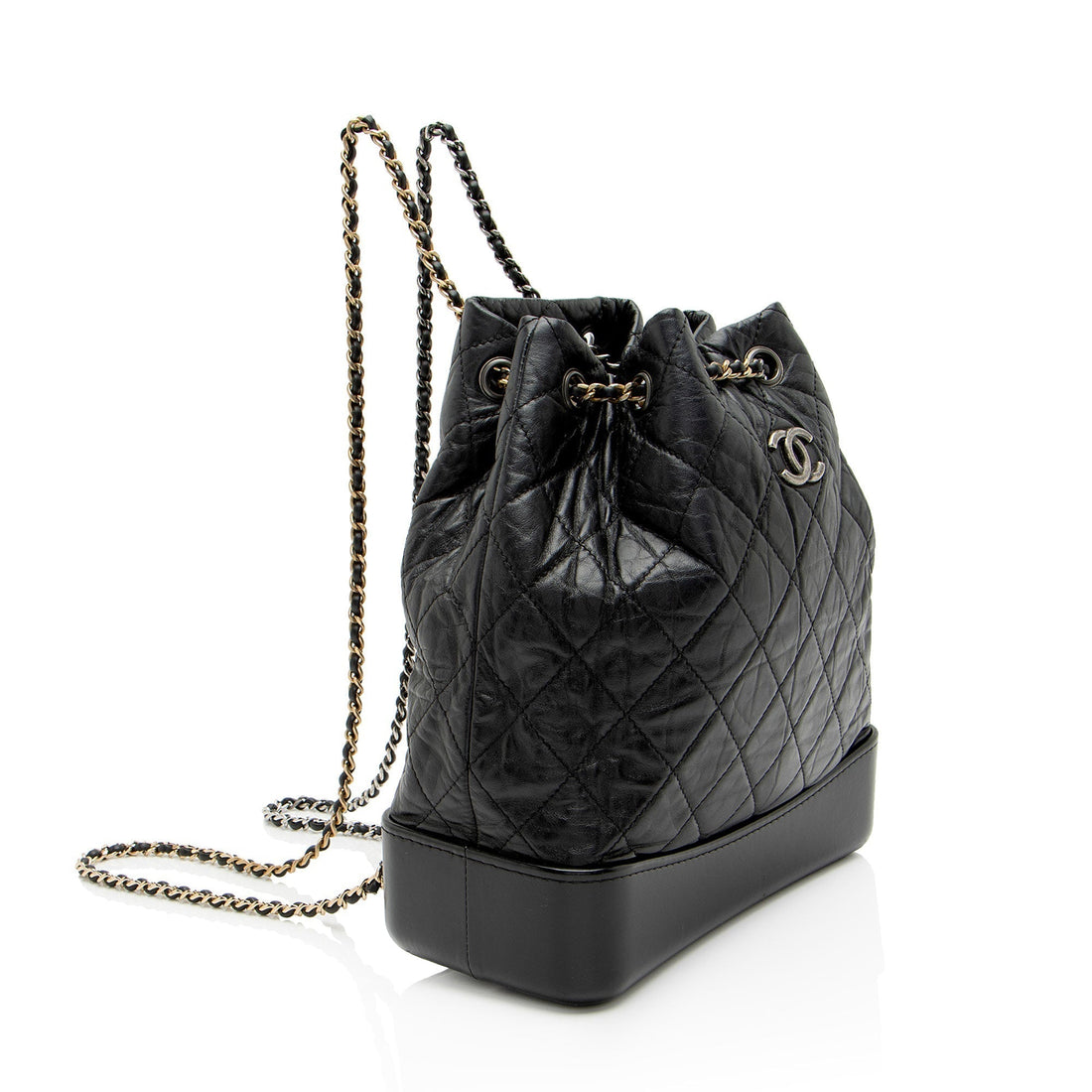 Chanel Aged CalBNkin Gabrielle Backpack (SHF-M5X3Nt)
