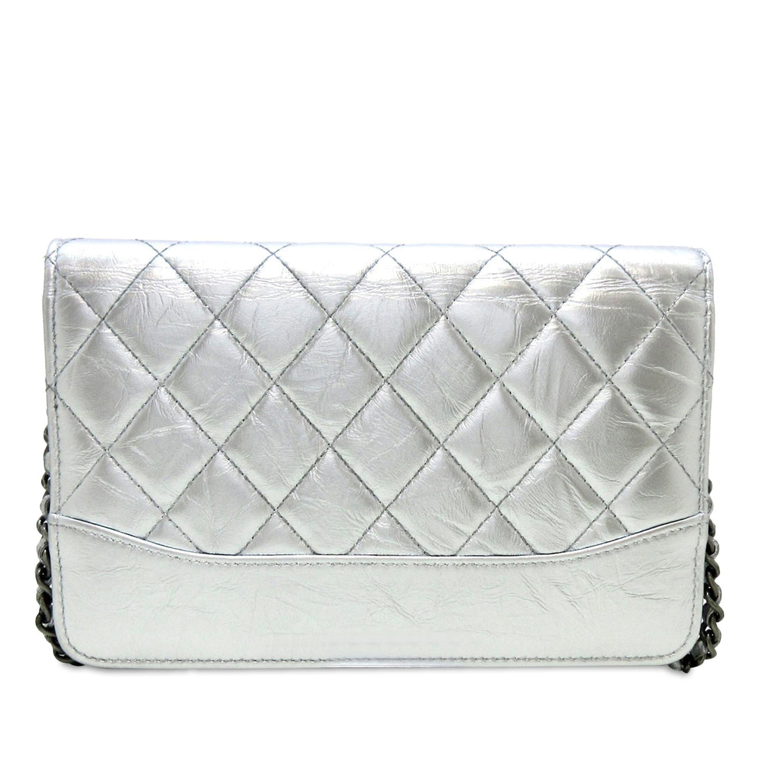 Pearl Street Bags Chanel Aged Calfskin Gabrielle Wallet on Chain (SHG-JiFHOH)