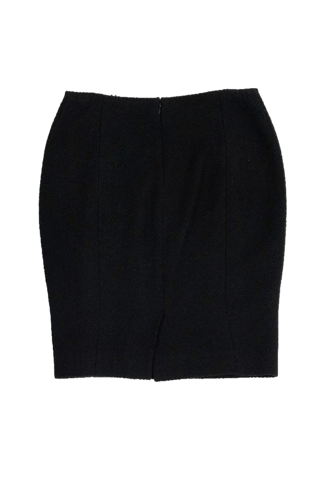 Chanel - Black Pencil Skirt Sz 10