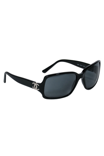 Chanel - Black Square Sunglasses w/ Logo