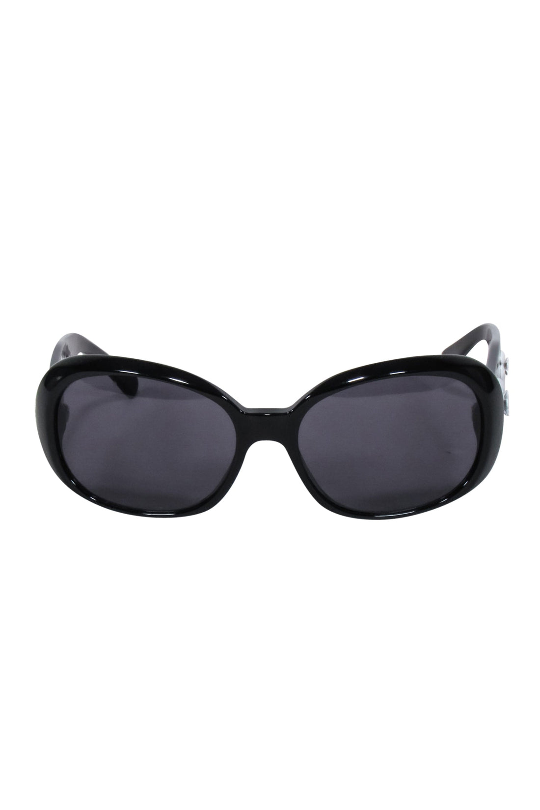 Chanel - Black Sunglasses w/ 3D Flower Side Detail