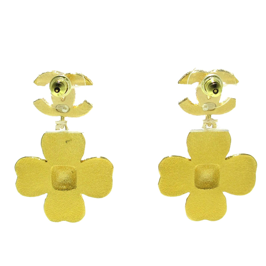 Pearl Street Bags Chanel CC Blooming Push Back Earrings (SHG-m7BCn0)
