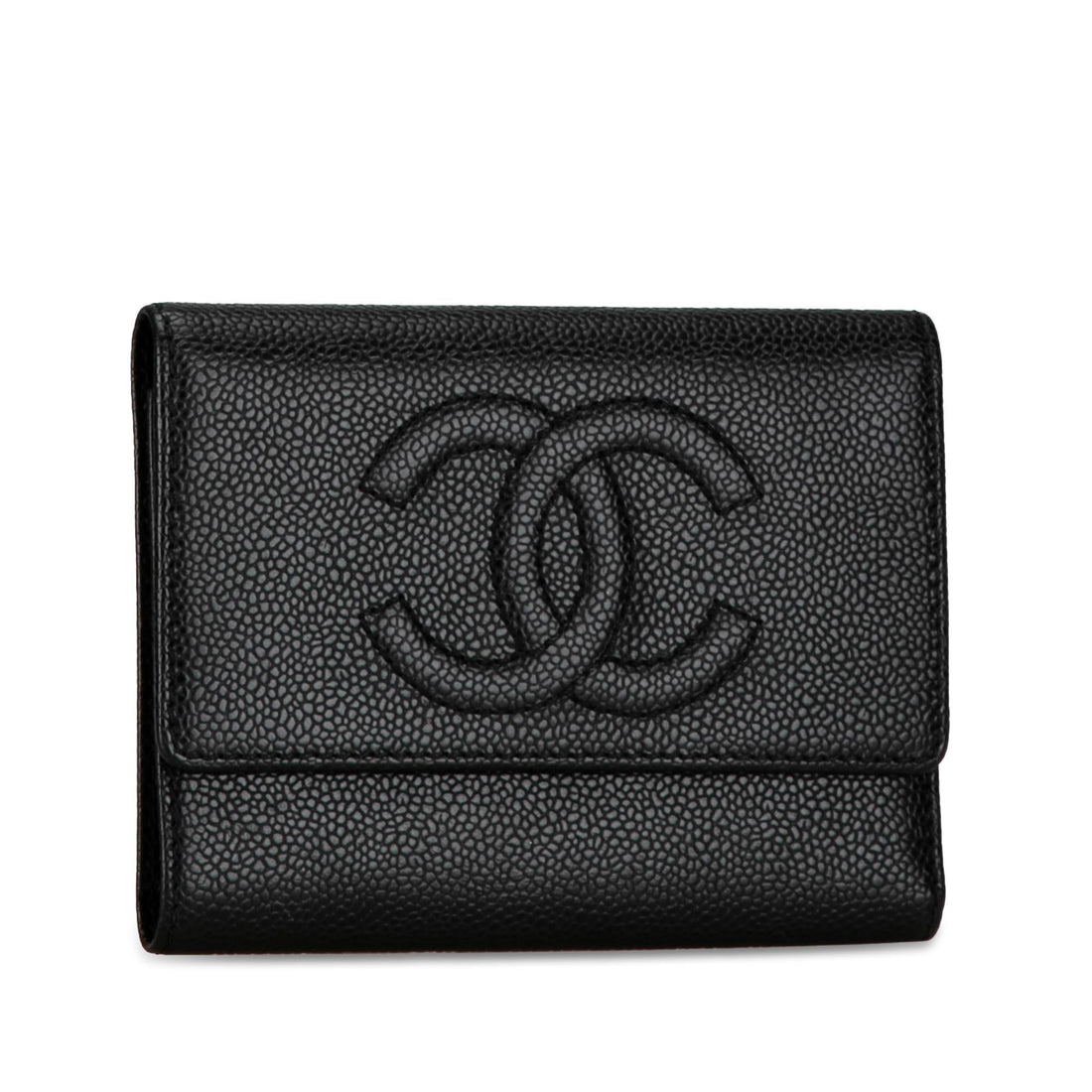 Pearl Street Bags Chanel CC Caviar Bifold Wallet (SHG-o2VjHL)