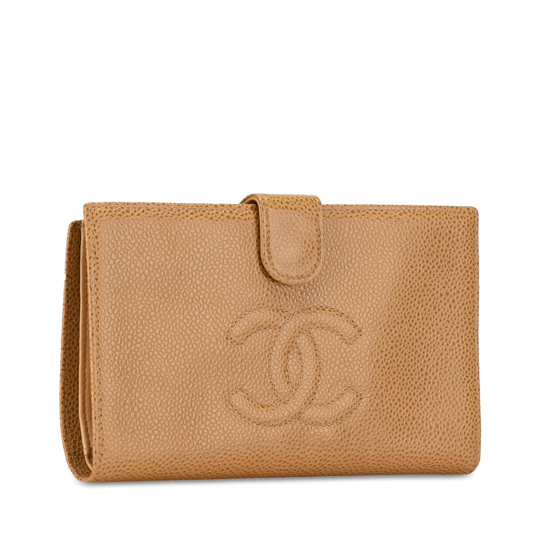 Pearl Street Bags Chanel CC Caviar Leather Long Wallet (SHG-mY85SQ)