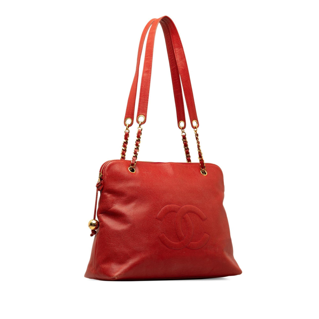 Pearl Street Bags Chanel CC Caviar Shoulder Bag (SHG-WlVzr6)