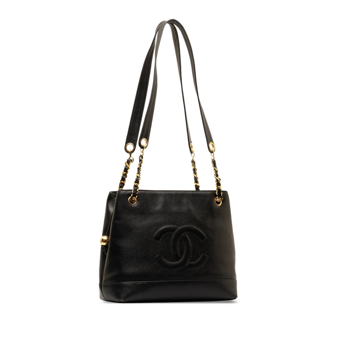 Pearl Street Bags Chanel CC Caviar Tote (SHG-uiId0Z)