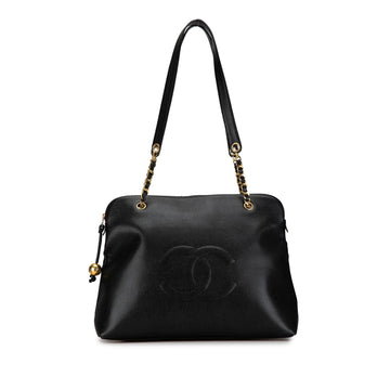 Pearl Street Bags Chanel CC Caviar Tote (SHG-XkDBF3)