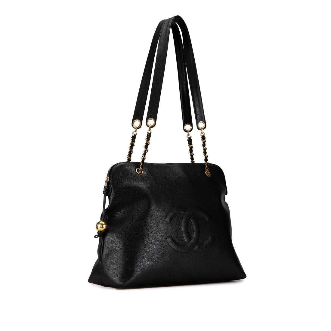 Pearl Street Bags Chanel CC Caviar Tote (SHG-XkDBF3)