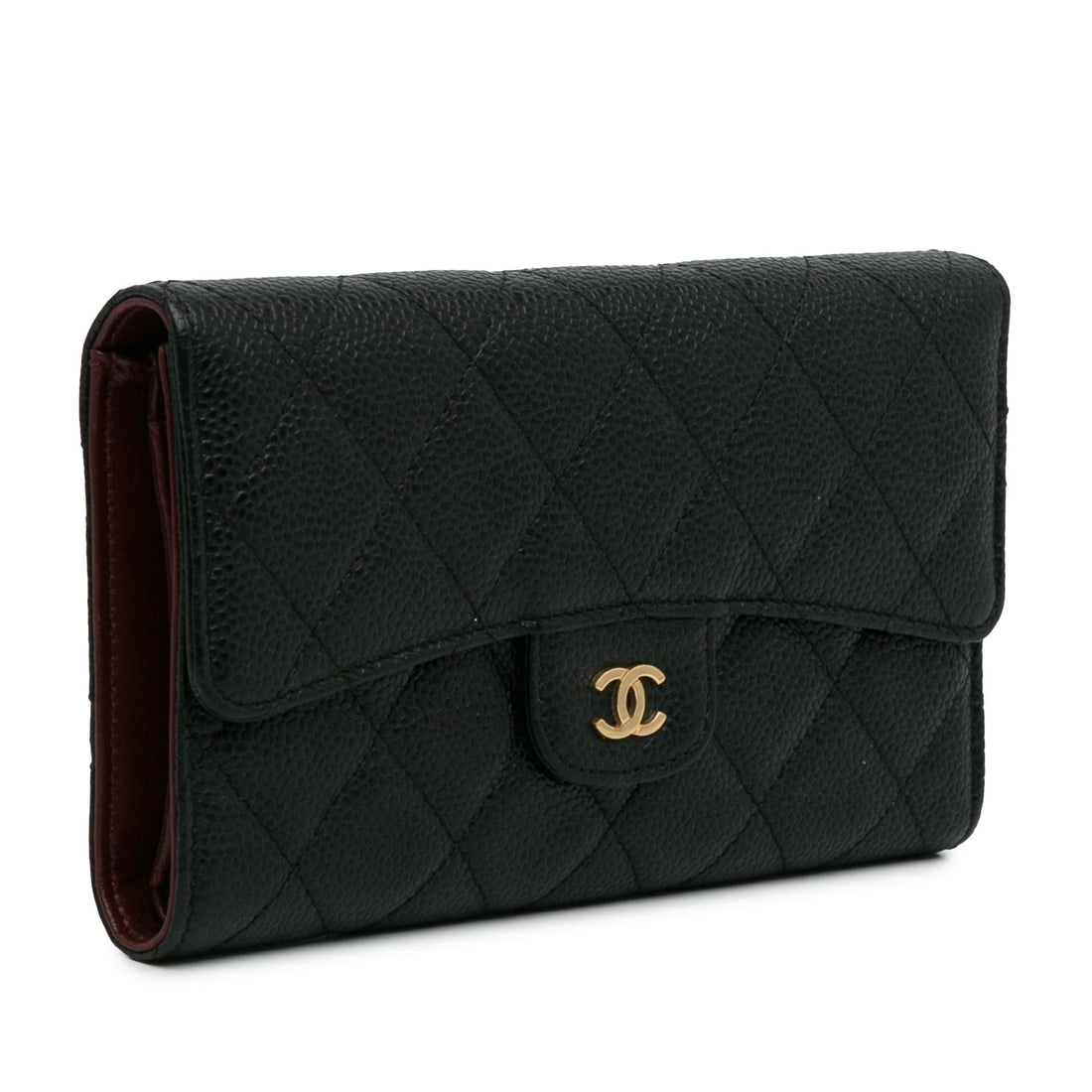 Pearl Street Bags Chanel CC Caviar Trifold Wallet (SHG-WpP5o2)