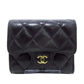 Pearl Street Bags Chanel CC Caviar Trifold Wallet (SHG-NnCEHv)