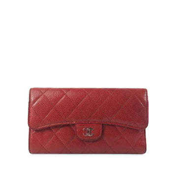 Pearl Street Bags Chanel CC Caviar Trifold Wallet (SHG-avlCSd)