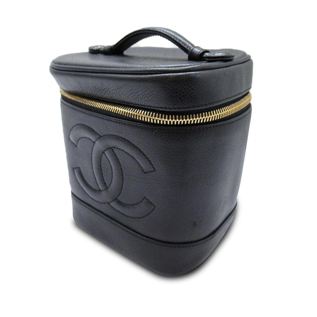 Pearl Street Bags Chanel CC Caviar Vanity Case (SHG-ItNMft)
