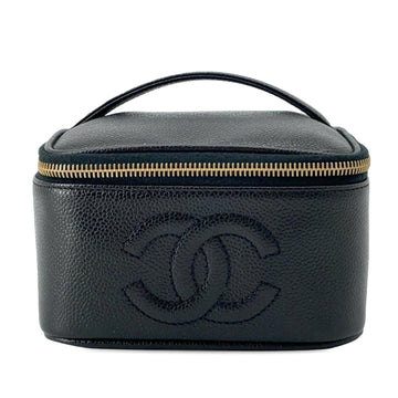 Pearl Street Bags Chanel CC Caviar Vanity Case (SHG-ZGVVQs)