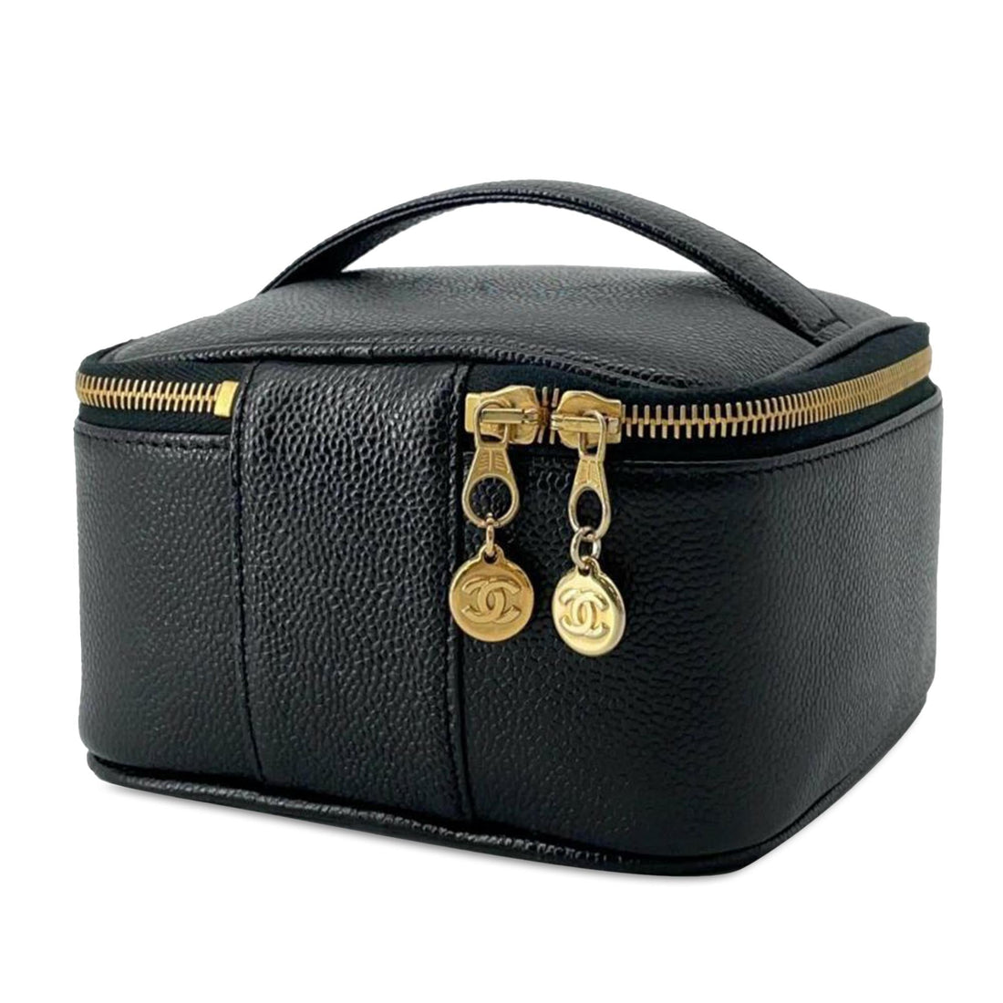 Pearl Street Bags Chanel CC Caviar Vanity Case (SHG-ZGVVQs)