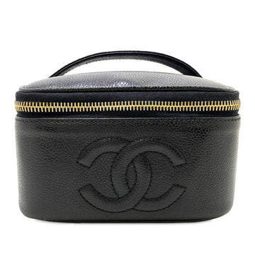 Pearl Street Bags Chanel CC Caviar Vanity Case (SHG-Mv2oPi)