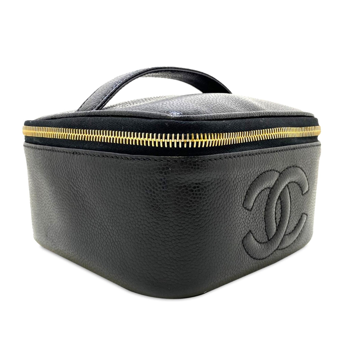 Pearl Street Bags Chanel CC Caviar Vanity Case (SHG-Mv2oPi)