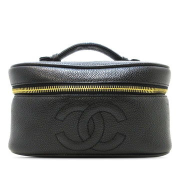 Pearl Street Bags Chanel CC Caviar Vanity Case (SHG-rqWoBB)