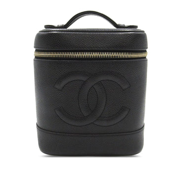 Pearl Street Bags Chanel CC Caviar Vanity Case (SHG-ZCDh4u)