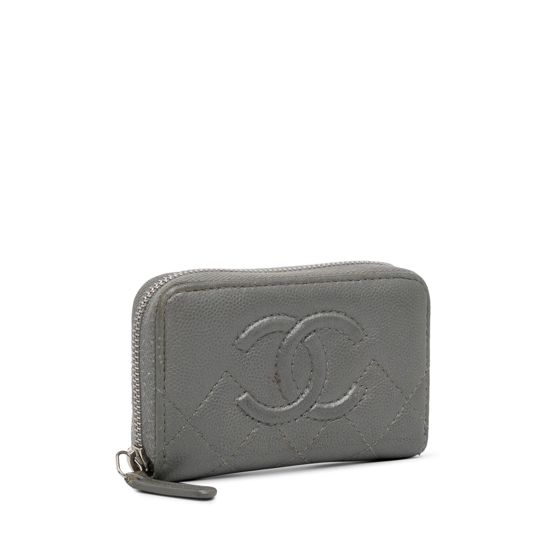 Chanel CC Caviar Zip Coin Pouch (SHG-1IPvUW)