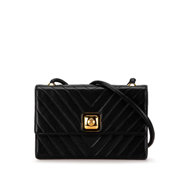 Chanel CC Chevron Lambskin Crossbody (SHG-N7XQs1)