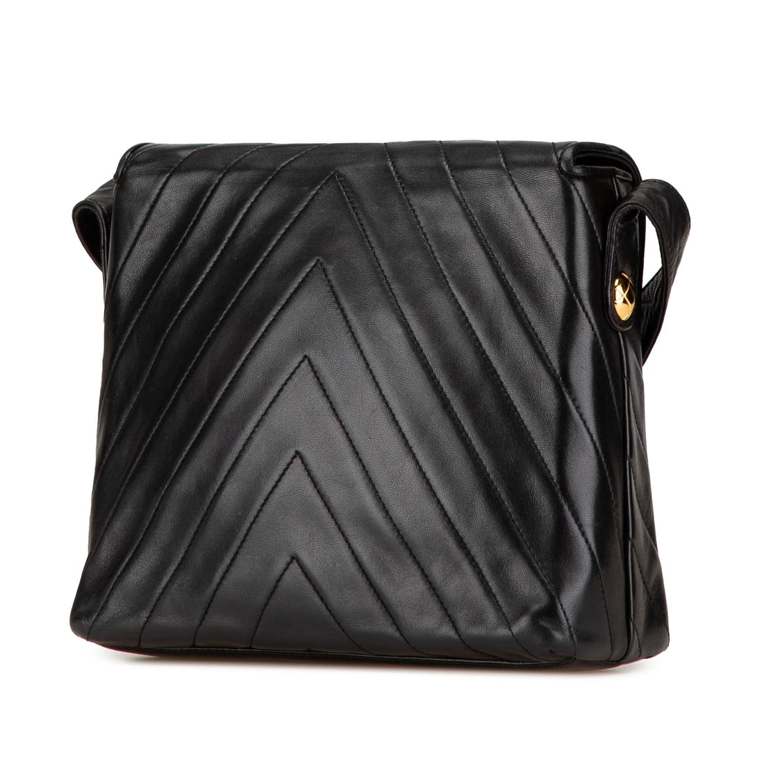 Chanel CC Chevron Lambskin Flap (SHG-heVP0G)