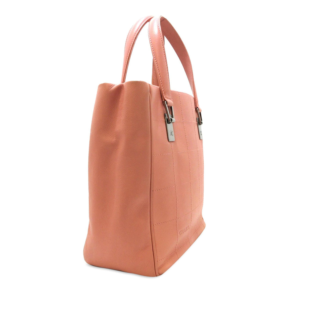 Pearl Street Bags Chanel CC Chocolate Bar Caviar Tote (SHG-yqVHKm)