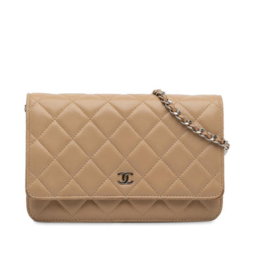 Pearl Street Bags Chanel CC Classic Lambskin Wallet On Chain (SHG-kH8lRs)