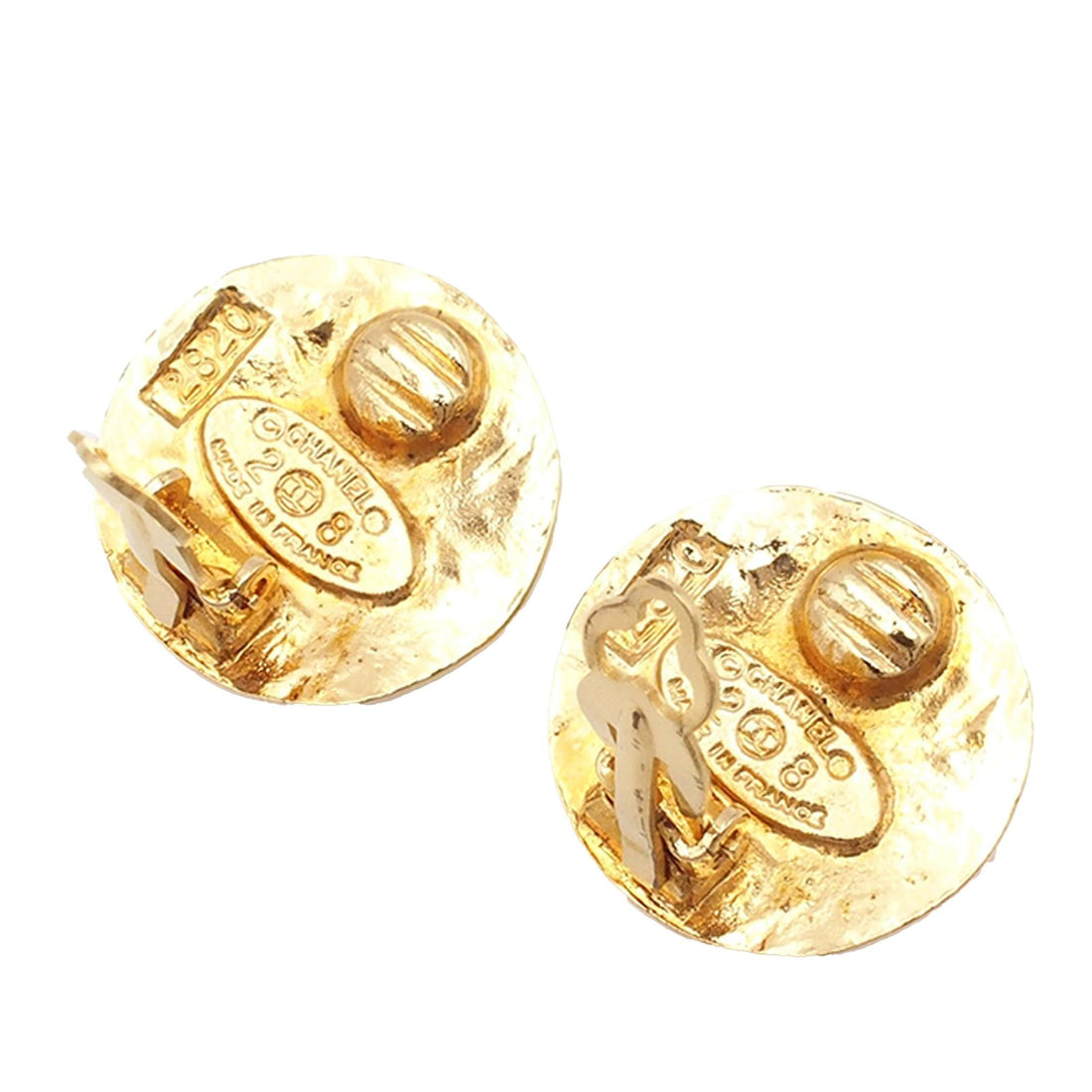 Pearl Street Bags Chanel CC Clip On Earrings (SHG-yqnA5B)