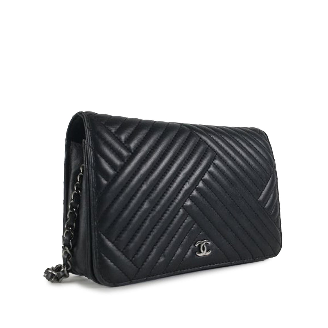 Chanel CC Crossing Wallet on Chain (SHG-PFbWdZ)