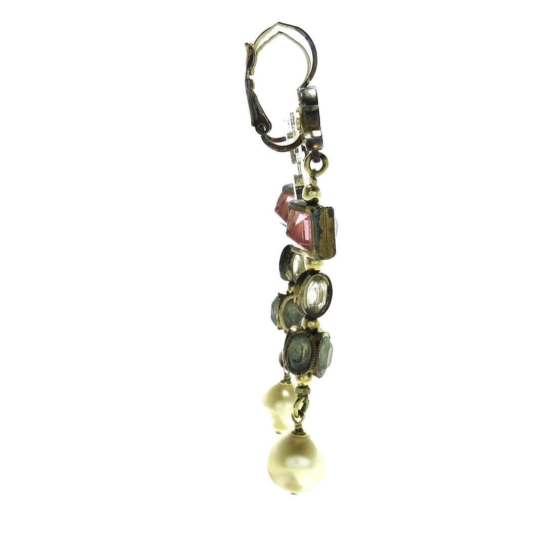 Pearl Street Bags Chanel CC Crystal Chain Drop Earrings (SHG-trpvAA)